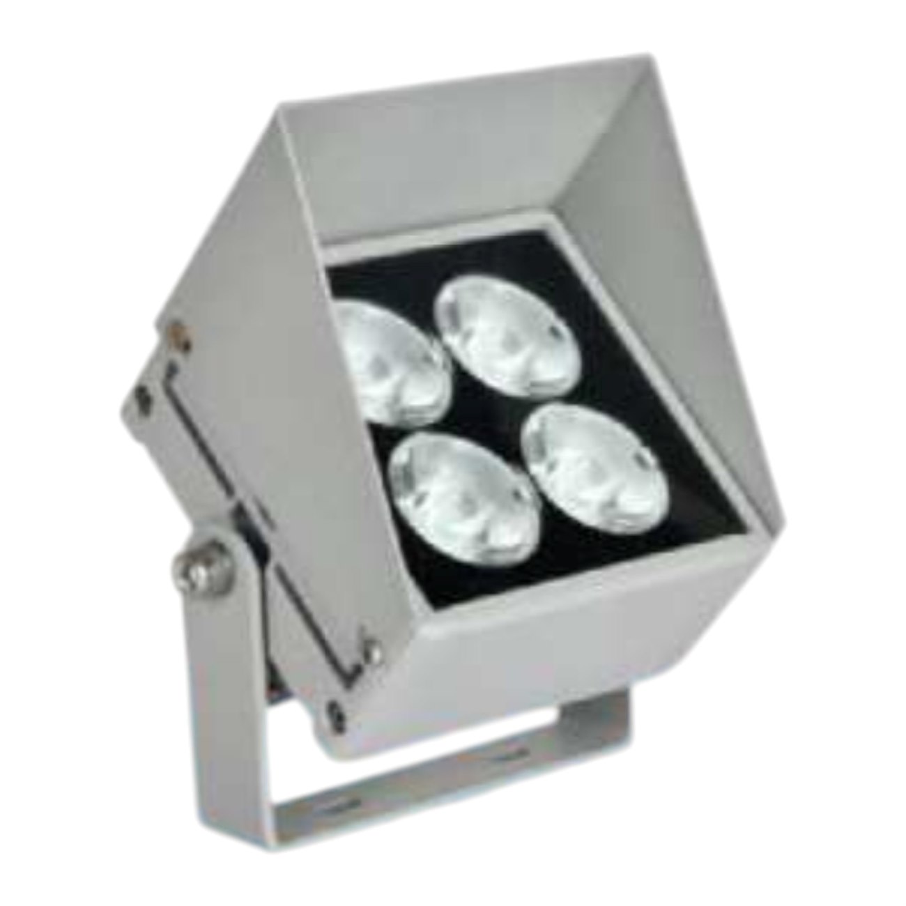 Đèn chiếu mặt dựng hufa L100*H105-8W, Ánh sáng vàng - 3000K, rọi xa 20m, chống chói