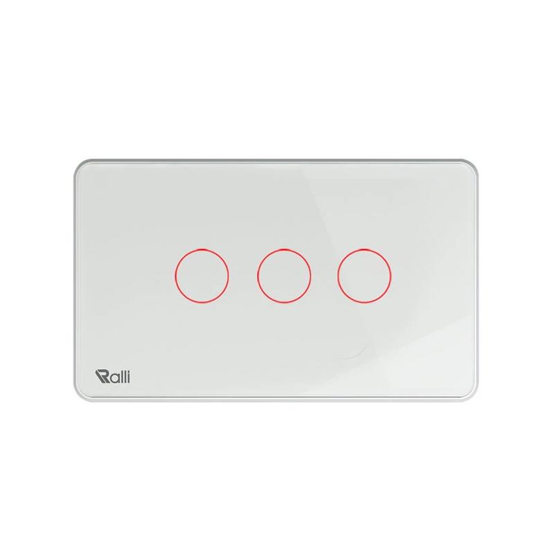 Công tắc cảm ứng 3 nút bấm chữ nhật CTCU.BLE CN.03T