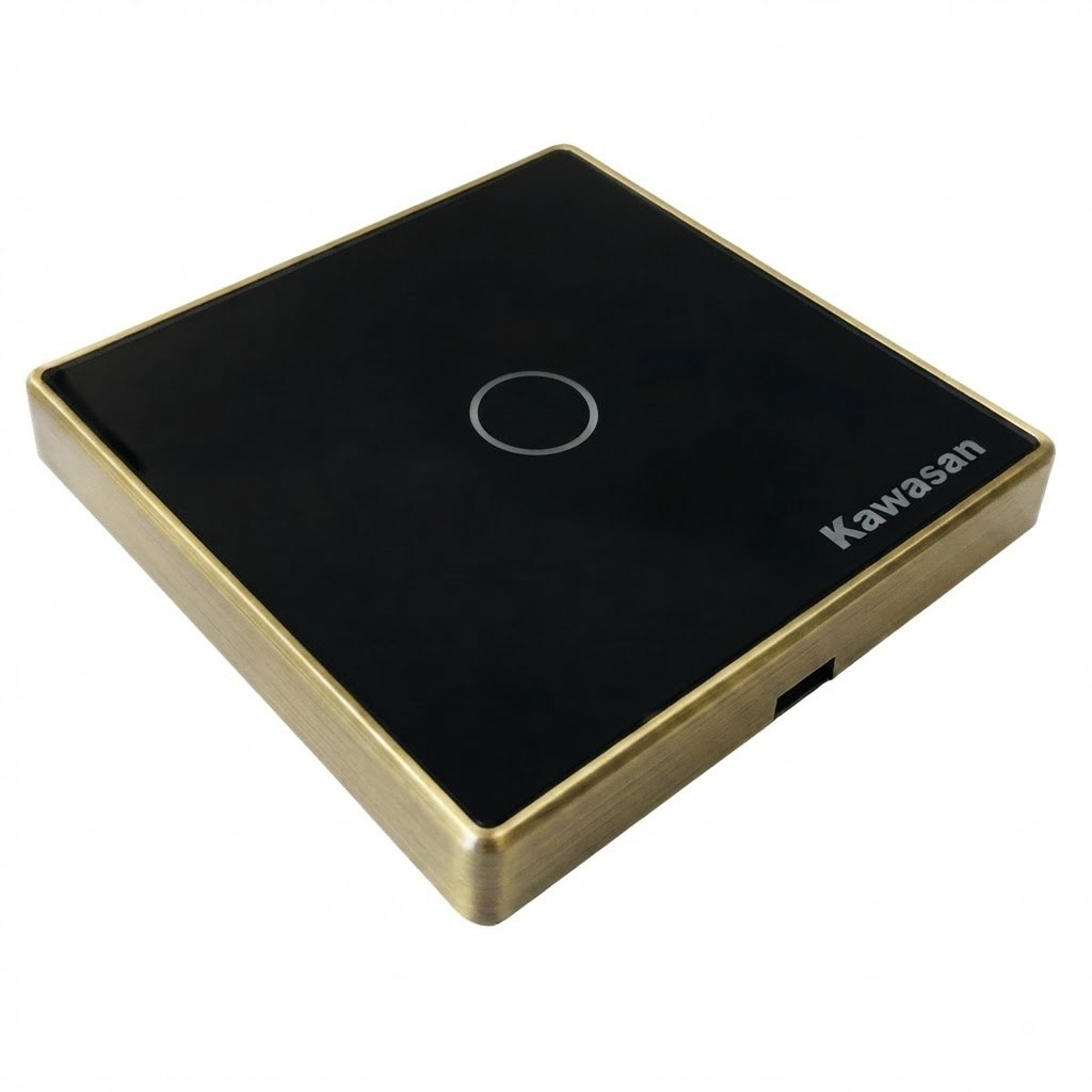 Công tắc đơn vuông cảm ứng chạm Wifi Kawasan CT1V-WIFI