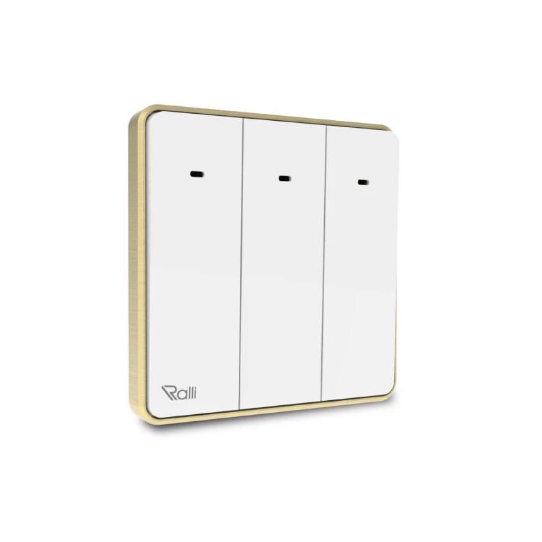 Công tắc cơ điện tử điều khiển Bluetooth 3 nút bấm CTC.BLE V1.03