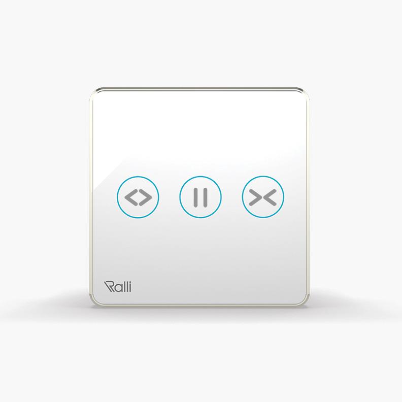 Công tắc rèm cảm ứng vuông điều khiển Bluetooth CTCU.BLE V.REMT