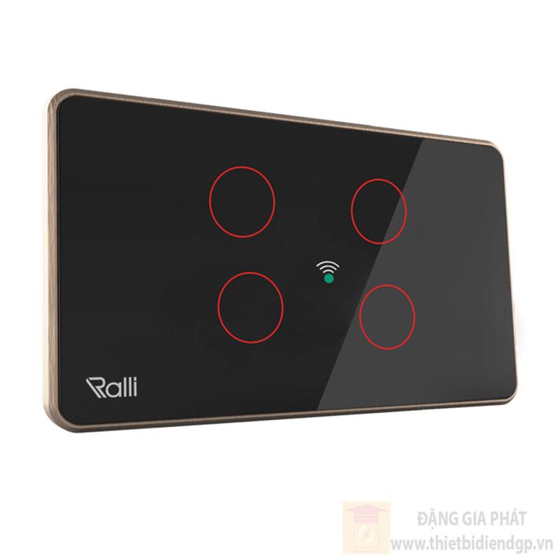 Công tắc điều khiển cảm ứng Wifi 4 nút bấm