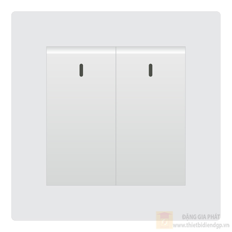 Bộ công tắc 2 nút nhấn Duhal 2 chiều cổ điển K series