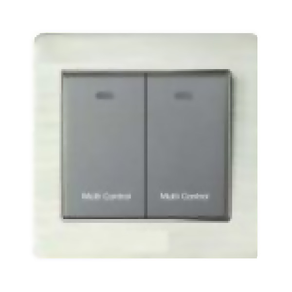 Bộ công tắc 2 nút nhấn trung gian DUHAL cổ điển S2 series