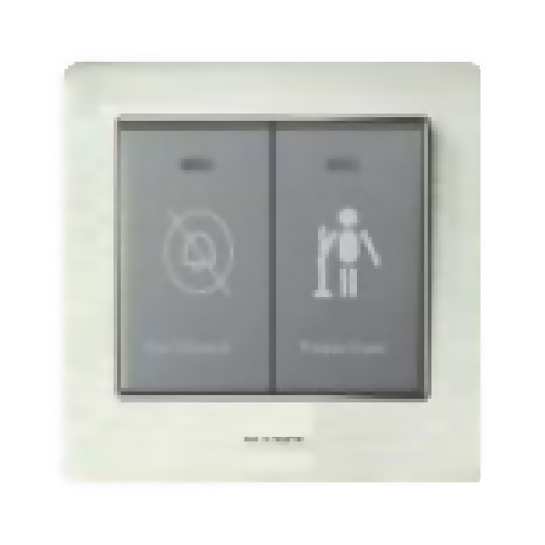 Bộ công tắc 2 nút nhấn (không làm phiền/dọn phòng) DUHAL cổ điển S2 series