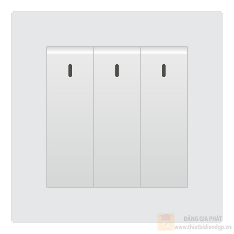 Bộ công tắc 3 nút nhấn Duhal 1 chiều cổ điển K series