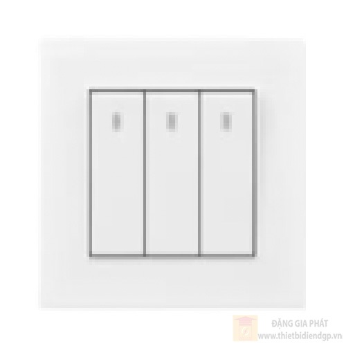 Bộ công tắc 3 nút nhấn duhal 1 chiều cổ điển K series