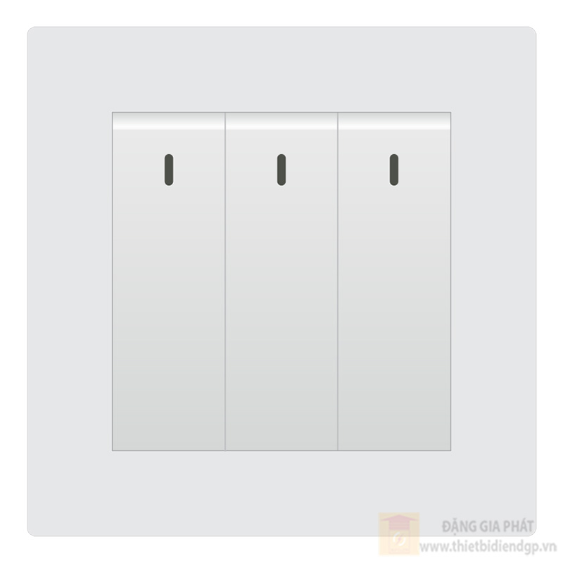 Bộ công tắc 3 nút nhấn Duhal 2 chiều cổ điển K series