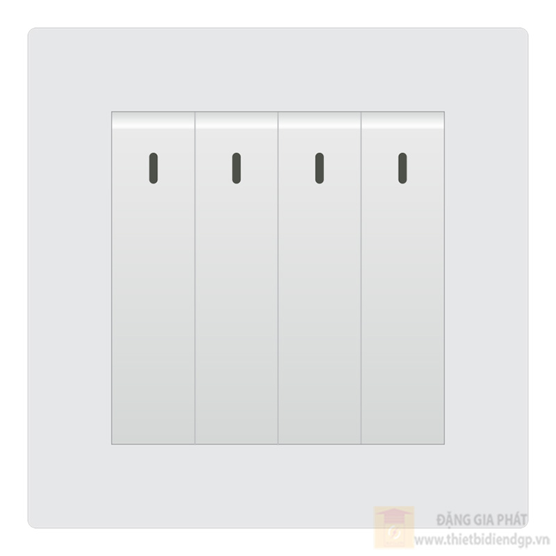 Bộ công tắc 4 nút nhấn Duhal 2 chiều cổ điển K series