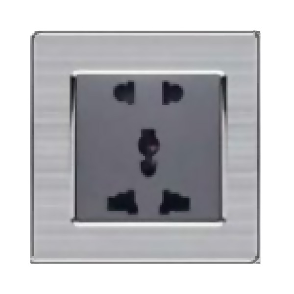 Bộ ổ cắm đa năng và ổ cắm 2 chấu DUHAL cổ điển S2 series