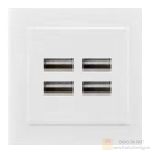 Bộ 4 ổ cắm USB duhal cổ điển K series