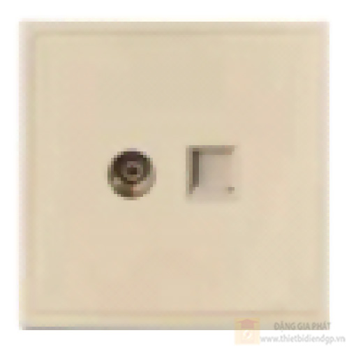 Bộ ổ cắm tivi và mạng duhal cổ điển S1 series