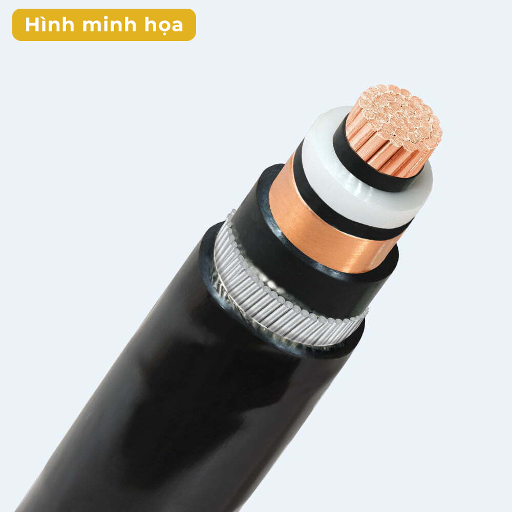 Cáp trung thế có màn chắn ruột đồng CXV/S/AWA LiOA
