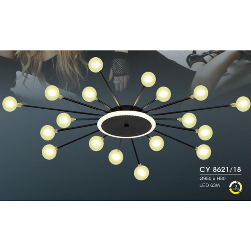 Đèn Chùm Ý Ø950*H80, Led 63W