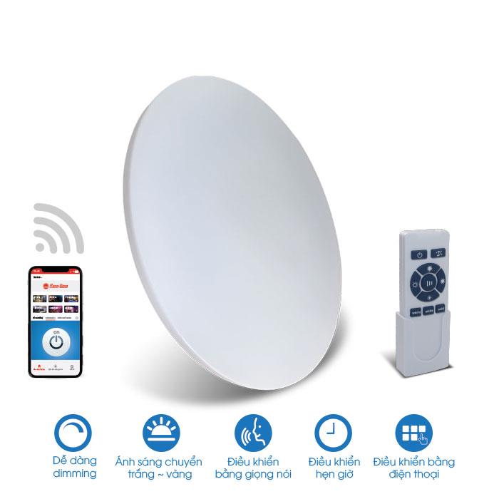 Đèn Led ốp trần wifi Rạng Đông 60W Ø550
