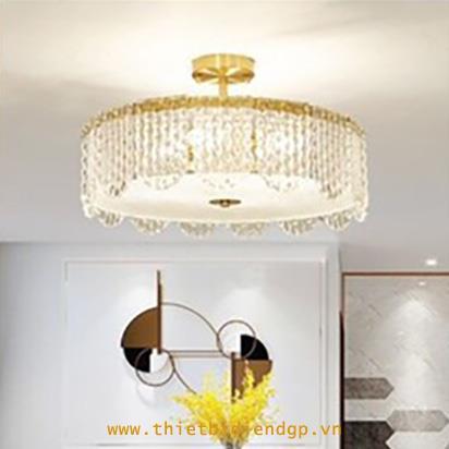Đèn chùm Pha Lê - Size Ø600*H25
