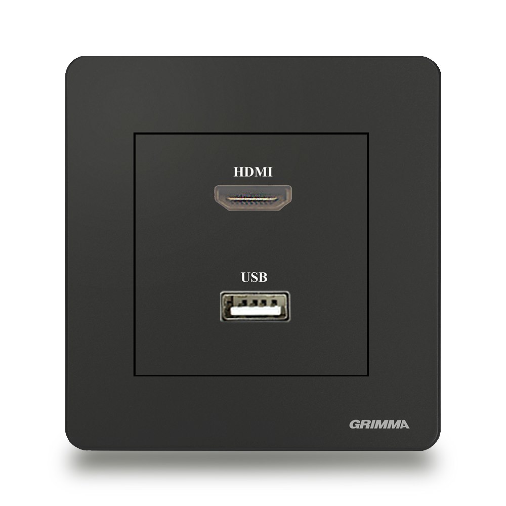 Bộ ổ cắm HDMI + USB Grimma G3BHDMI