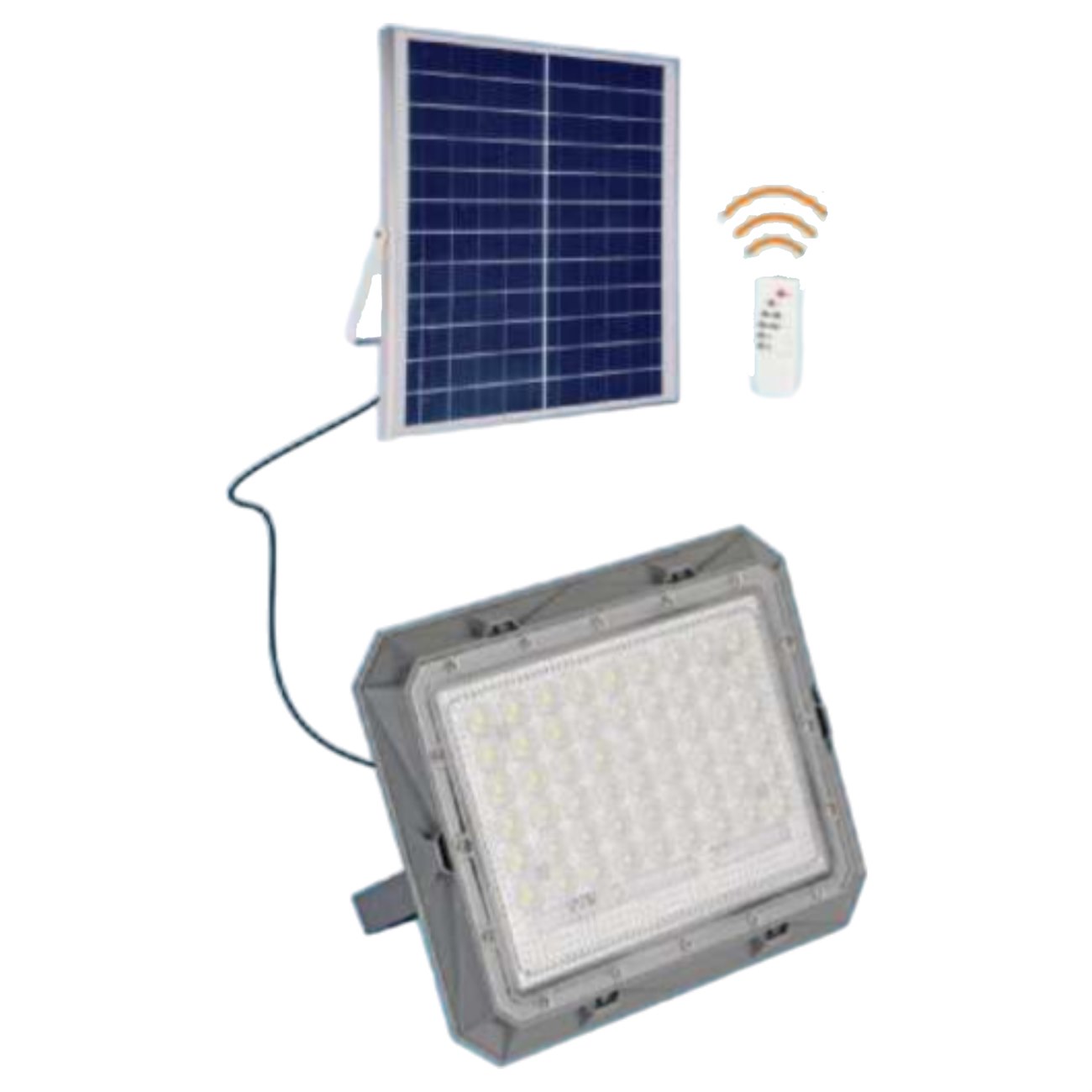 Đèn pha năng lượng mặt trời hufa 100W ánh sáng trắng FNL-27