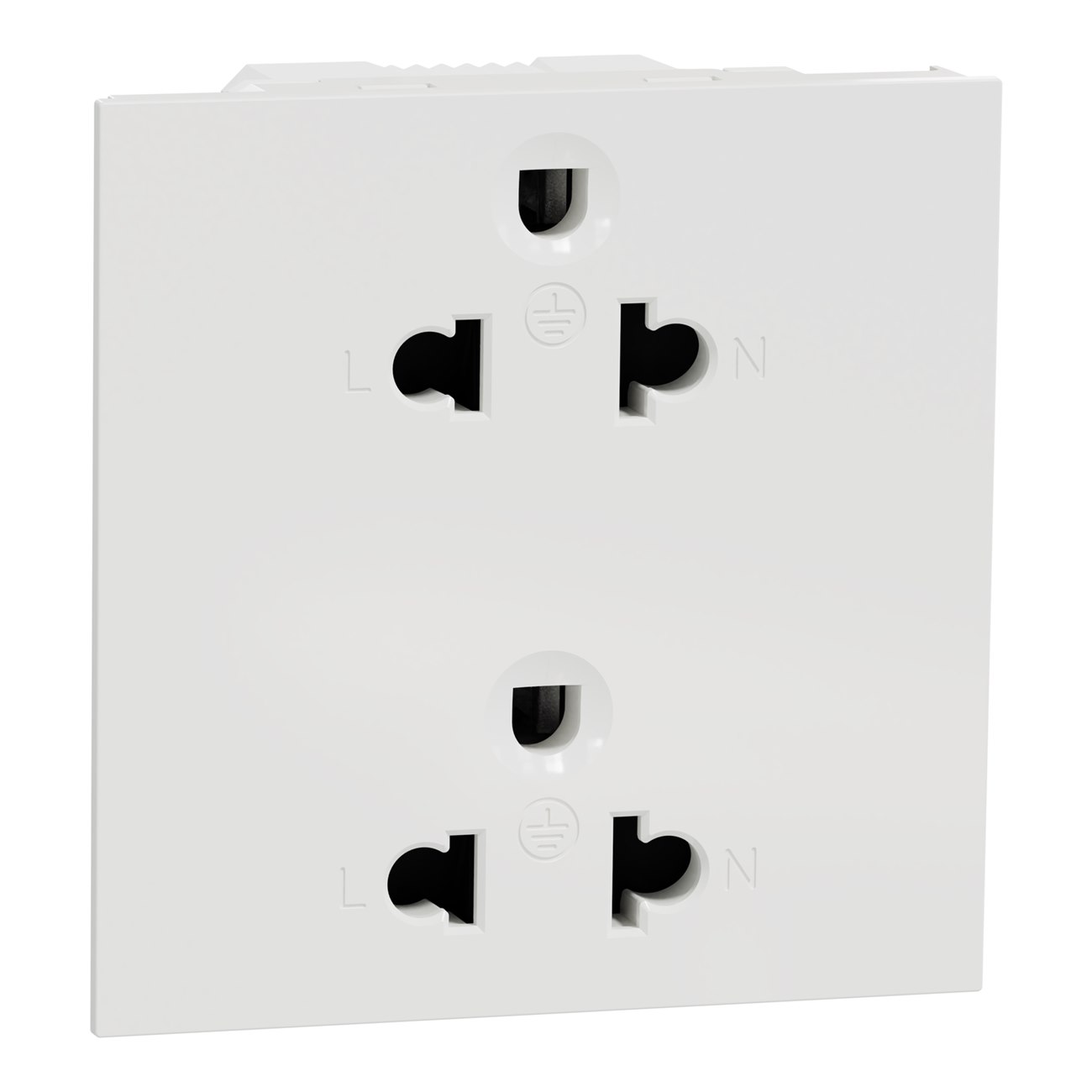 Ổ cắm đôi 3 chấu Schneider M3TS426UST2_WE