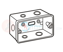 Đế âm tự chống cháy loại sâu dùng cho mặt chữ nhật