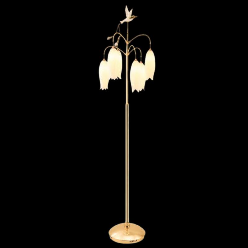Đèn đứng trang trí phòng khách Ø450 x H1650 - G9 x 6