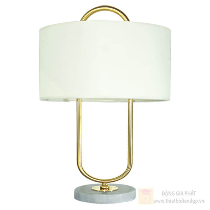 Đèn bàn trang trí chân đá, thân xi cao cấp E27*1 - W300*H500