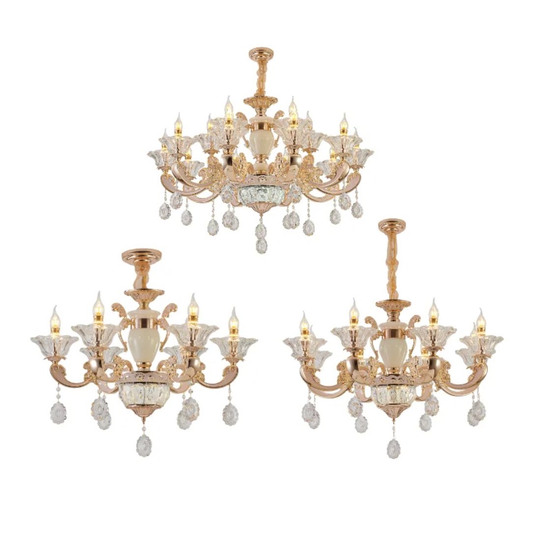 Đèn chùm nến 355 DECOR DC2036