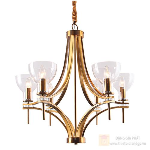 Đèn chùm trang trí Ø650*H520 - E14*6