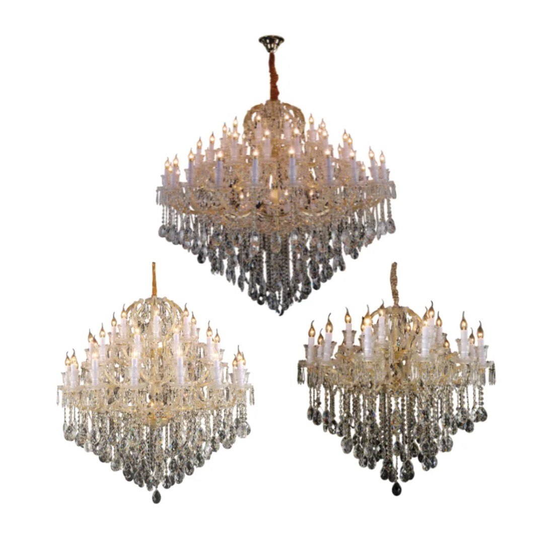 Đèn chùm Pha Lê Nến 355 Decor DC5281