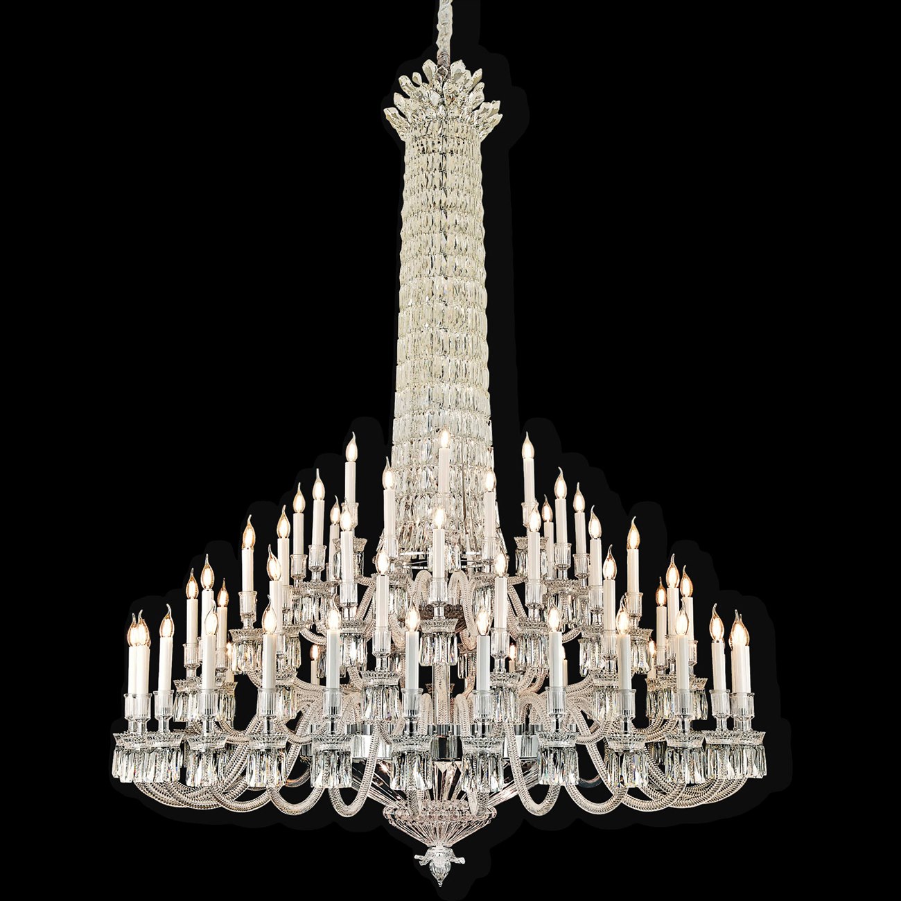 Đèn chùm pha lê nến Ø1800*H2300 - E14*75