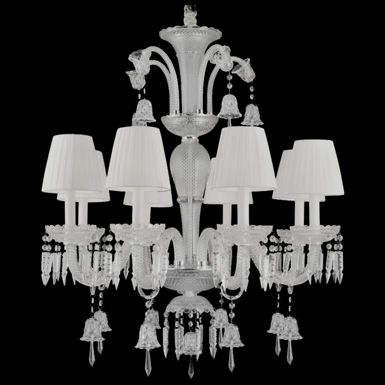 Đèn chùm trang trí Ø750*H800 - E14*8