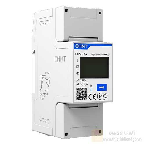 Đồng hồ KWH một pha gắn trên thanh Din