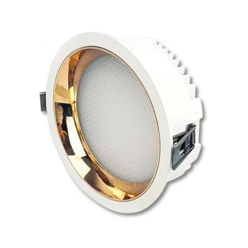 Đèn Led âm trần GS Lighting Tán quang viền vàng GSDTQ-G