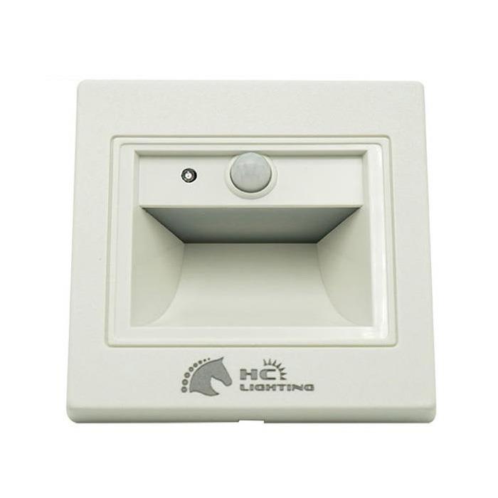 Đèn âm cầu thang cảm ứng (vỏ trắng) 1.5W