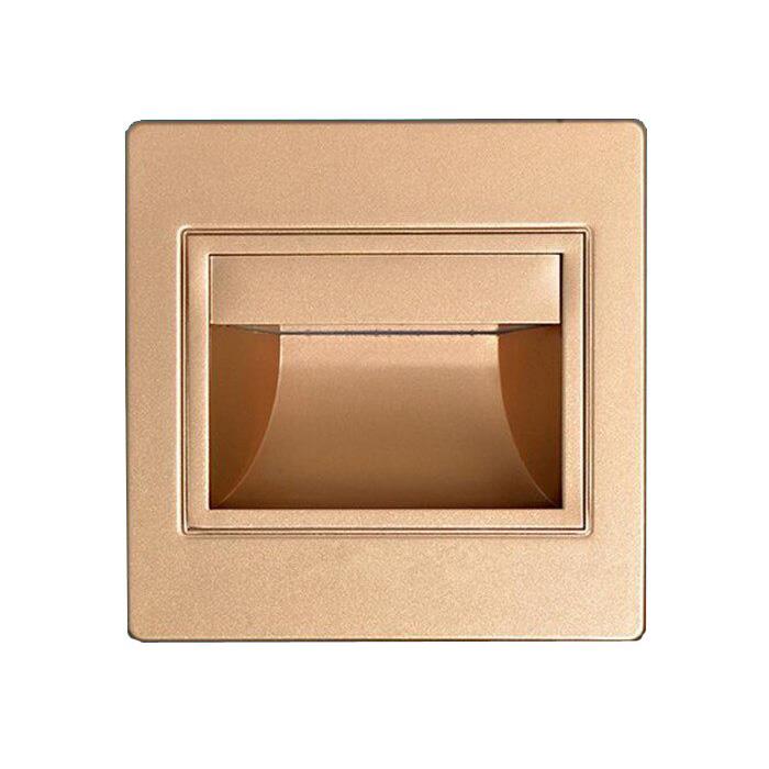 Đèn âm cầu thang (vỏ vàng) 1.5W