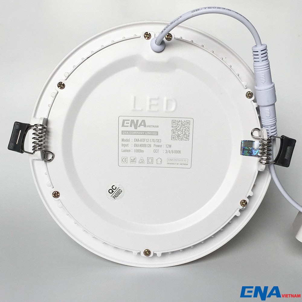Đèn âm trần tròn mặt lõm ENA-ATF tiêu chuẩn