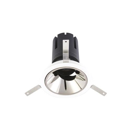 Đèn Spotlight âm trần viền tròn HS30 30W viền bạc