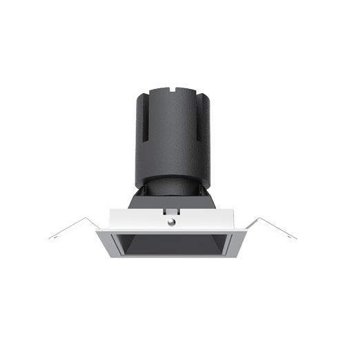 Đèn Spotlight âm trần viền vuông HS30 20W viền đen