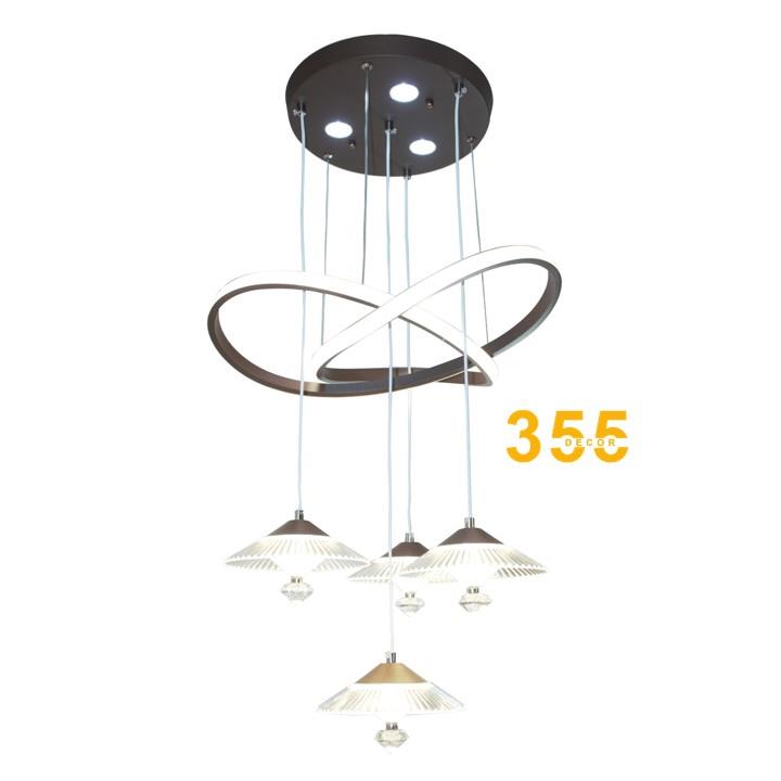 Đèn thả hiện đại Ø500 x H1000, Led 3 CĐ