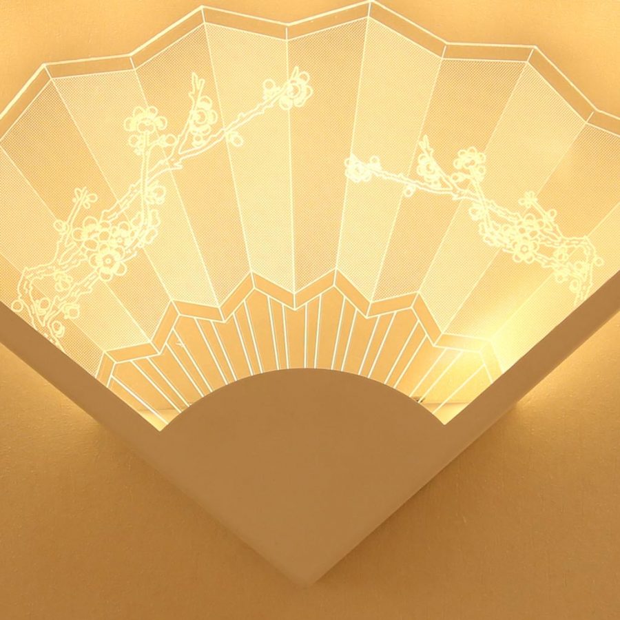 Đèn tường LED trang trí hình cây quạt Venus