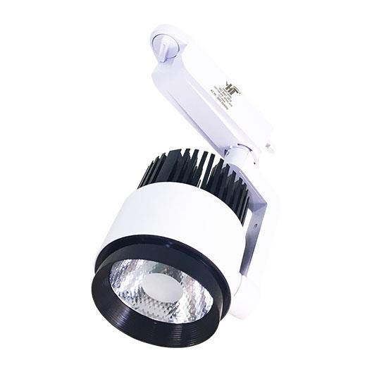 Đèn rọi COB HT 8018 tay trắng 30W dimmer