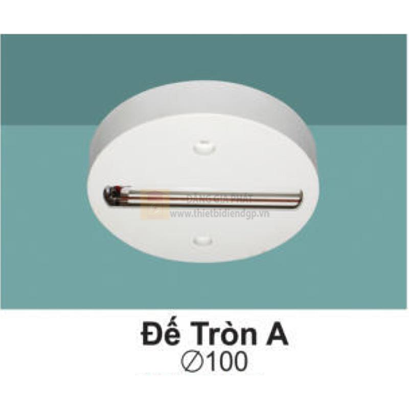 Phụ kiện đế tròn đèn chiếu điểm Trắng - Ø100