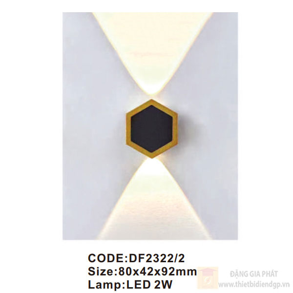 Đèn tường trong nhà Slister DF2322 LED