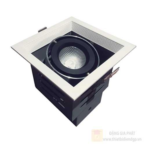 Đèn led âm trần 20W mẫu H vỏ màu trắng