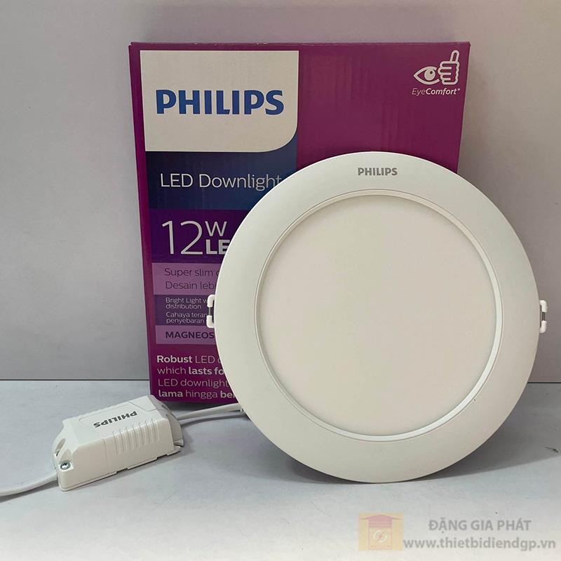 Đèn Led âm trần siêu mỏng tròn Philips DL262 EC RD