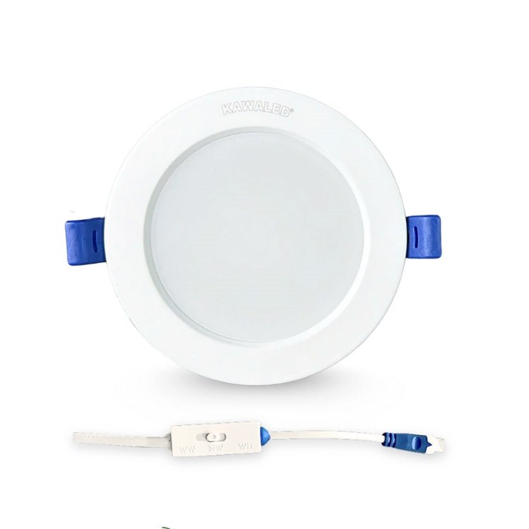 Đèn Led âm trần đúc nguyên khối Kawaled DL90-7W/3CM