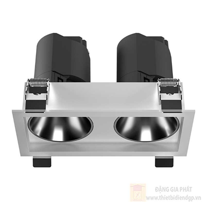 Đèn âm trần led Hotel Spotlight 2x20W mẫu C