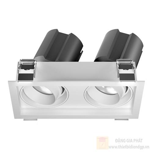 Đèn âm trần Hotel Spotlight 2x15W mẫu D