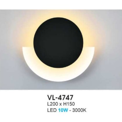 Đèn vách Led trang trí HUFA VL-4747 L200*H150 10W