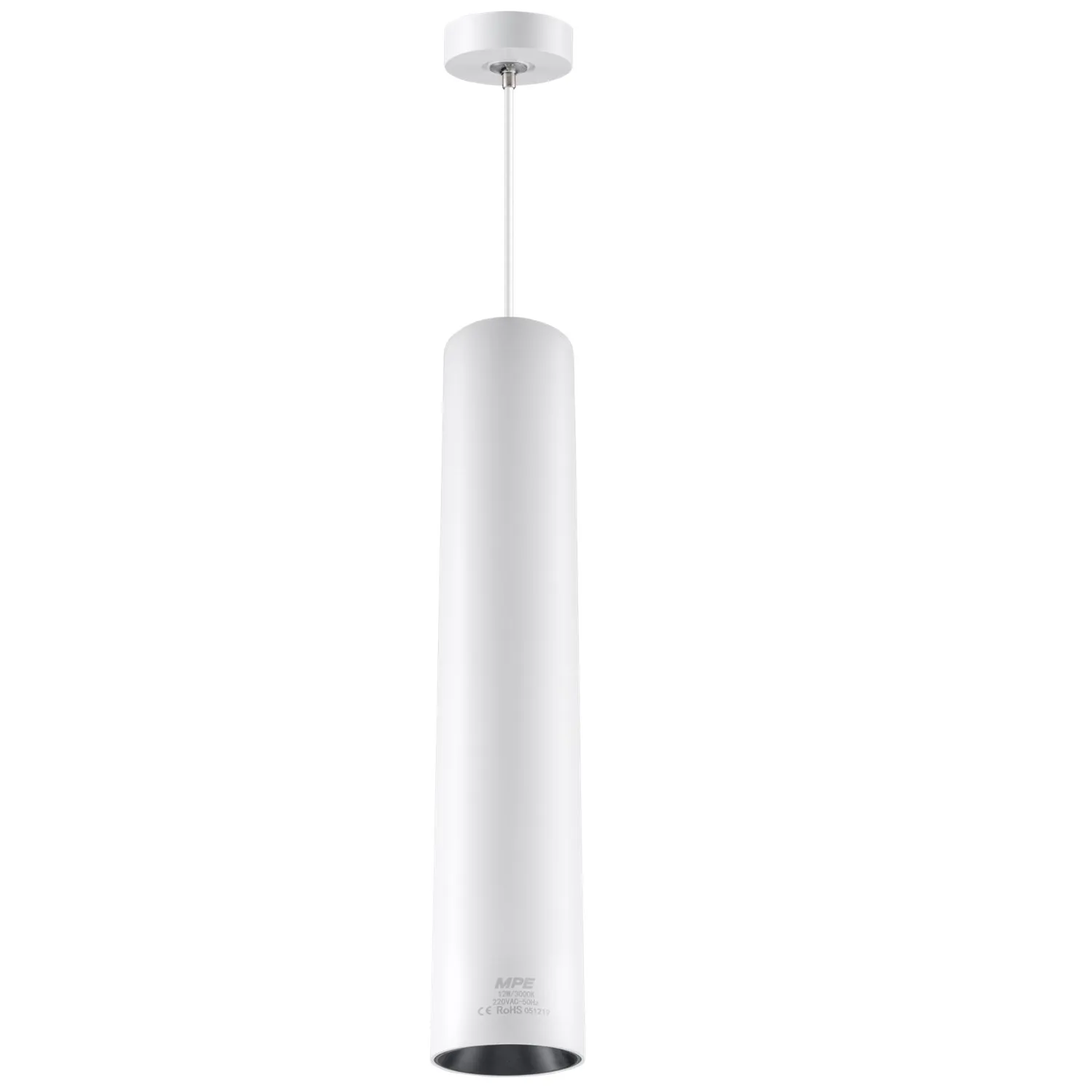 Đèn Led thả trần trang trí MPE DPL-12V 12W ánh sáng vàng